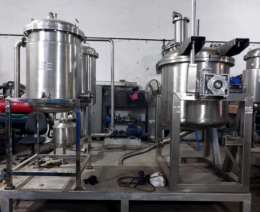 Automatic Snacks Seasoning Syst Vacuum Frying Machine, 25kW