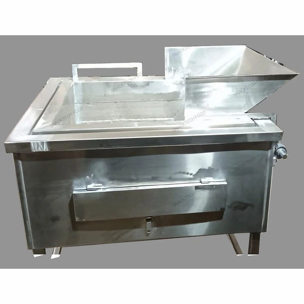 Automatic Snacks Seasoning Syst Electric Batch Fryer, 1 HP, Capacity(kg/hr): 50