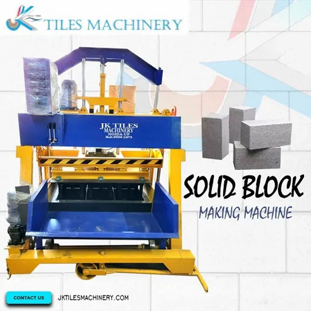 Automatic Solid Cement Brick Making Machine