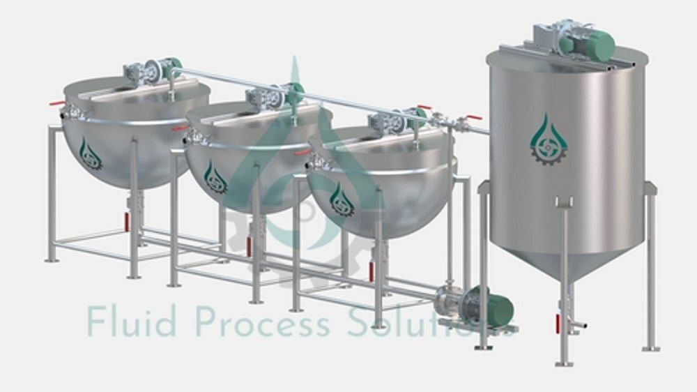 Automatic Stainless Steel Tomato Processing Plant, 1000 Kg/Hour