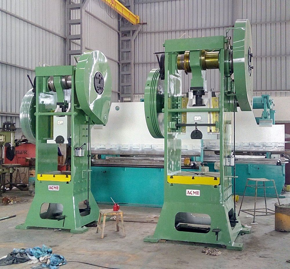 Automatic Steel Pillar Type Power Press, Capacity: 10 To 500