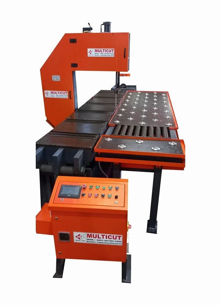 Automatic Tyre Cutting Vertical Band Saw Machine, For Industrial