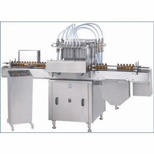 Automatic Volumetric Liquid Filling Machine, Capacity: 100 bottle/min