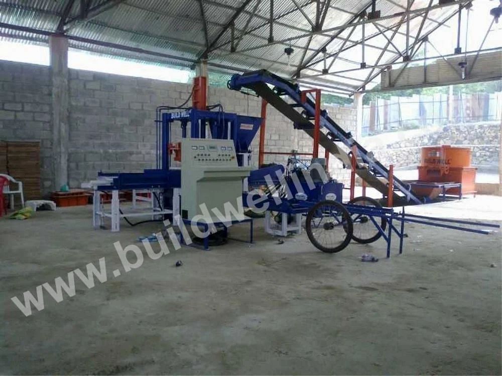 Automation Grade: Automatic Concrete Vibration Block Making Machine, Capacity: 500-1000 Blocks per hour