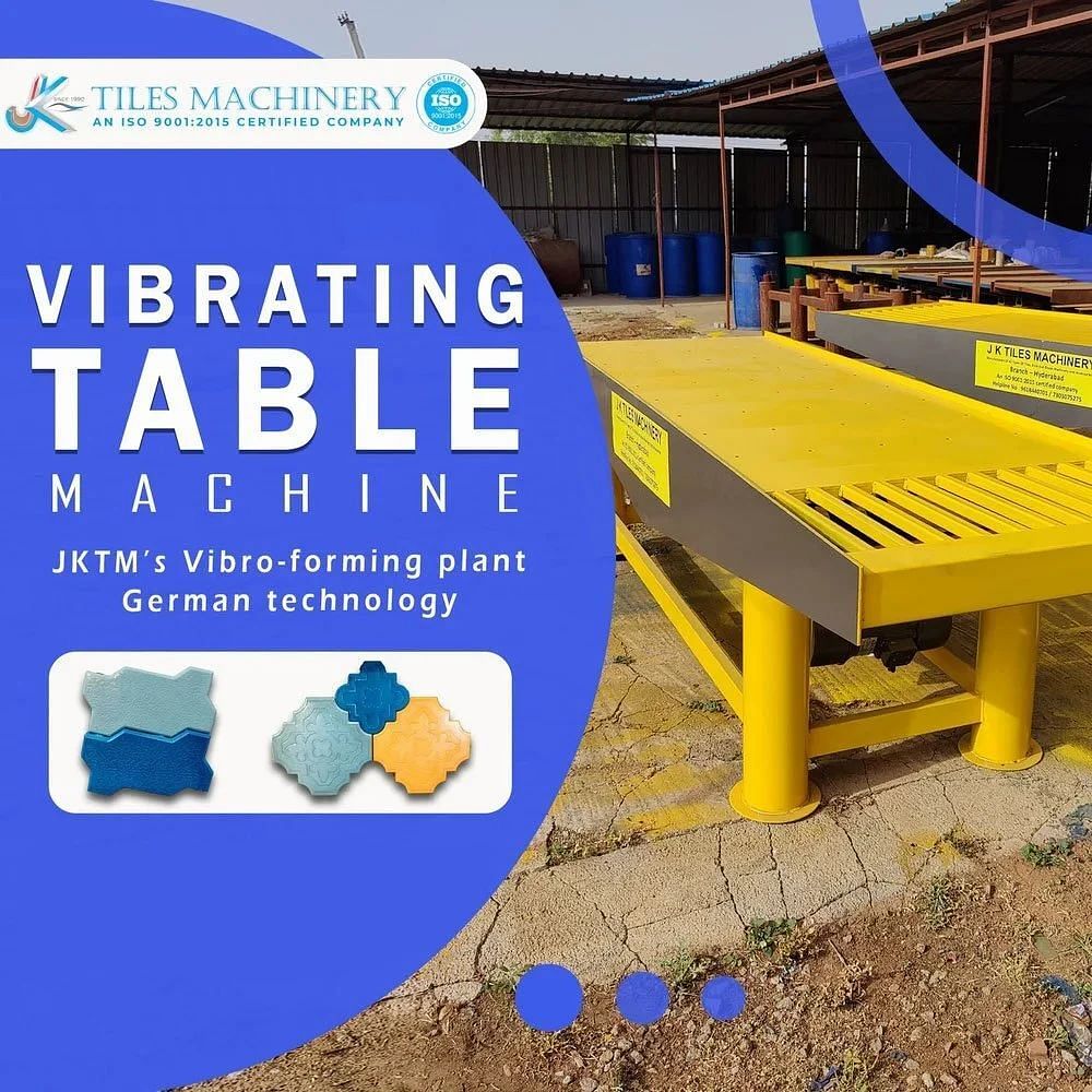 Automation Grade: Manual Vibration Block Making Machine, For Construction