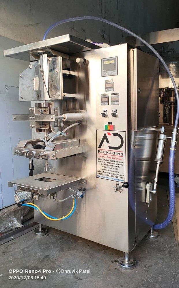 Auutometic Electric Automatic Liquid Pouch Packing Machine, Ad, Capacity: 2000-2200PPH