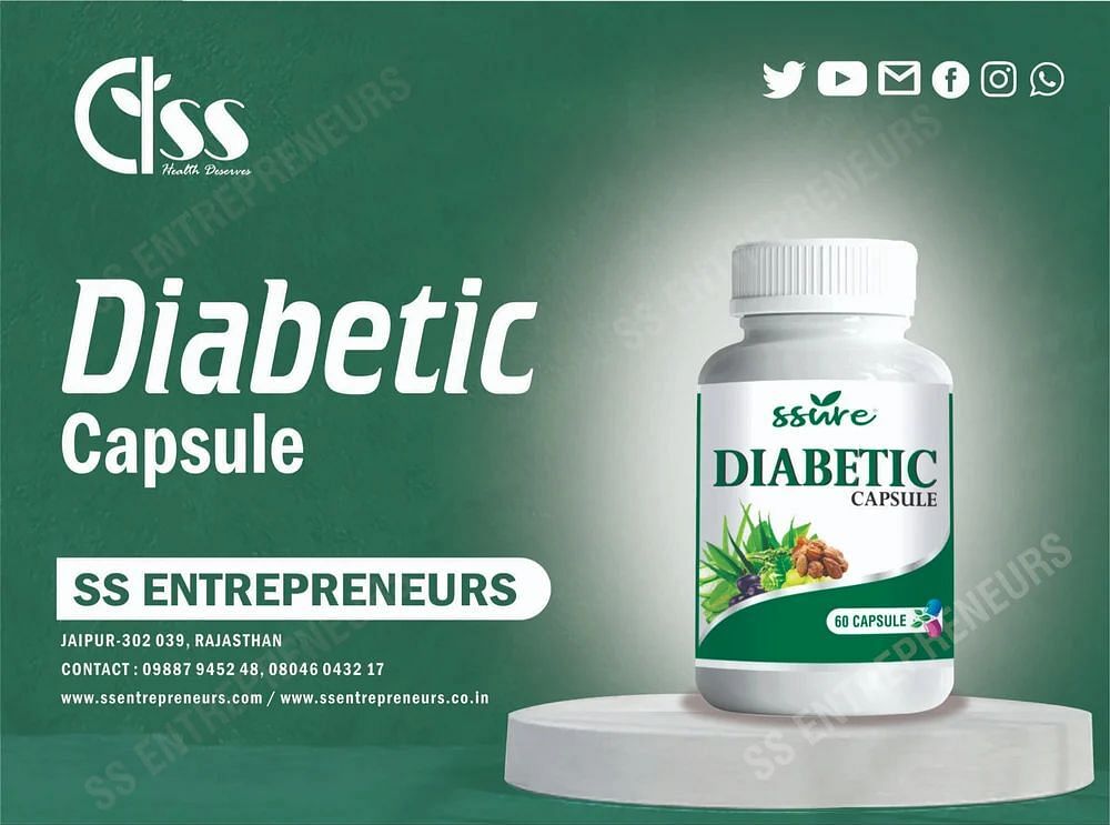 Ayurvedic Diabetic Capsule, 60 Capsules