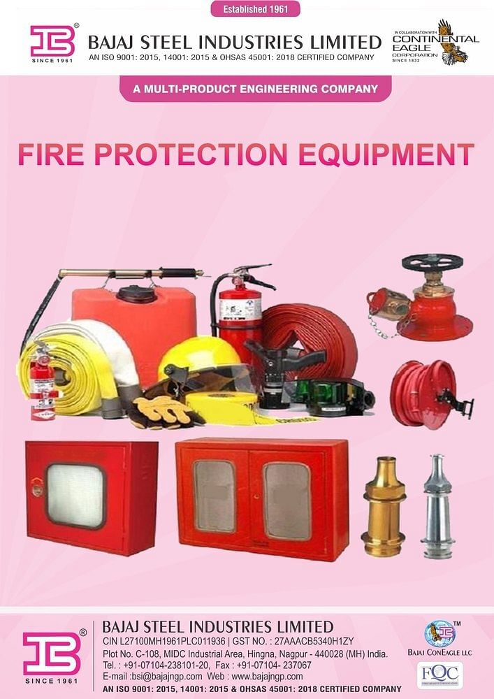 Bajaj Steel Red Fire Protection Equipment