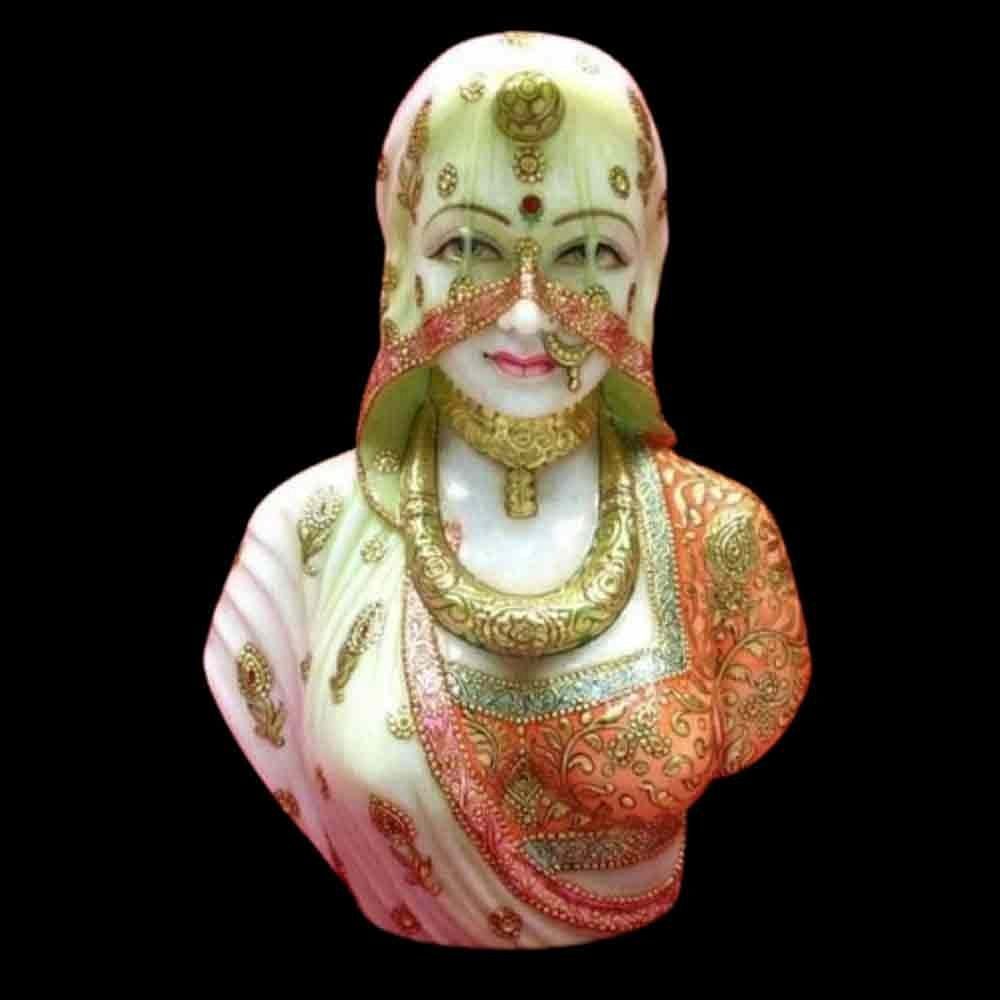 Bani Thani Marble Statue, For Decoration, Size: 15 Inch