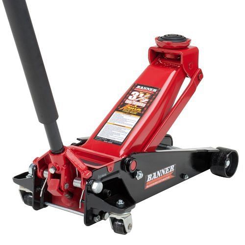 Banner Mild Steel 3 Ton Hydraulic Trolley Jack