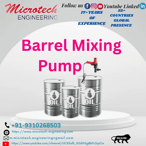 Barrel Mixing Pump