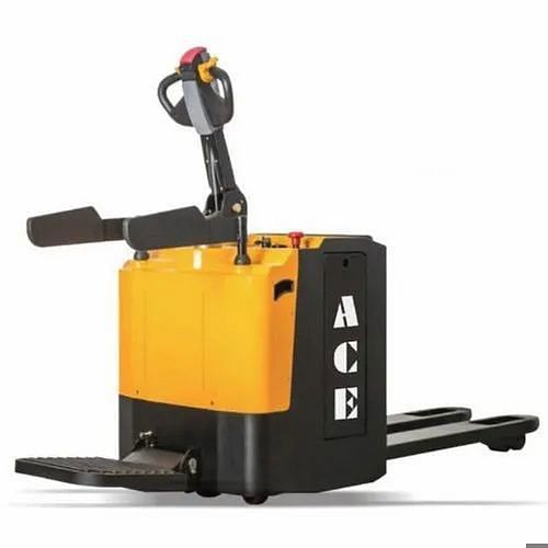 Battery Operated ACE Powered Pallet Truck for Material Handling, Lifting Capacity: 1.5 Ton