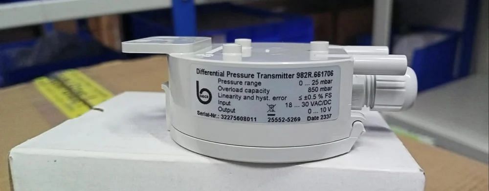 BECK 982R.661706 DIFFERENTIAL PRESSURE TRANSMITTER, For Industrial, 18-30 Vac / Vdc