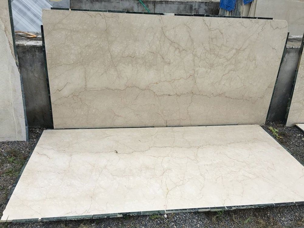 Beige Imported Marbles, For Flooring, Thickness: 16-17 mm