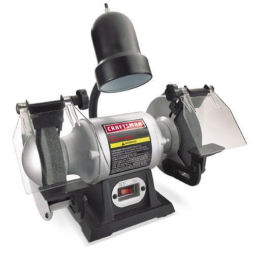 Bench Grinder 6'' With Lamp