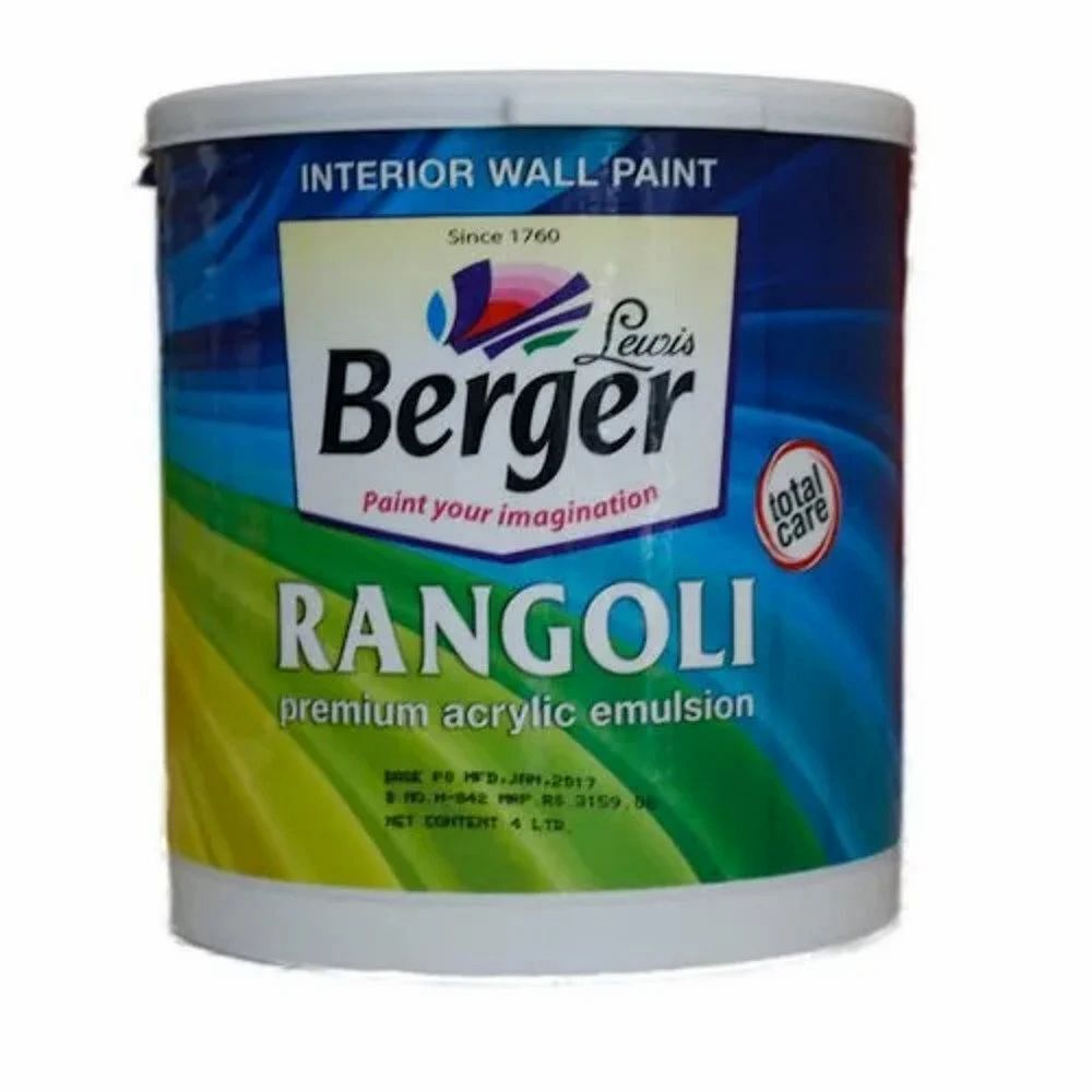 Berger Nerolac Emulsion Paints, 4 ltr