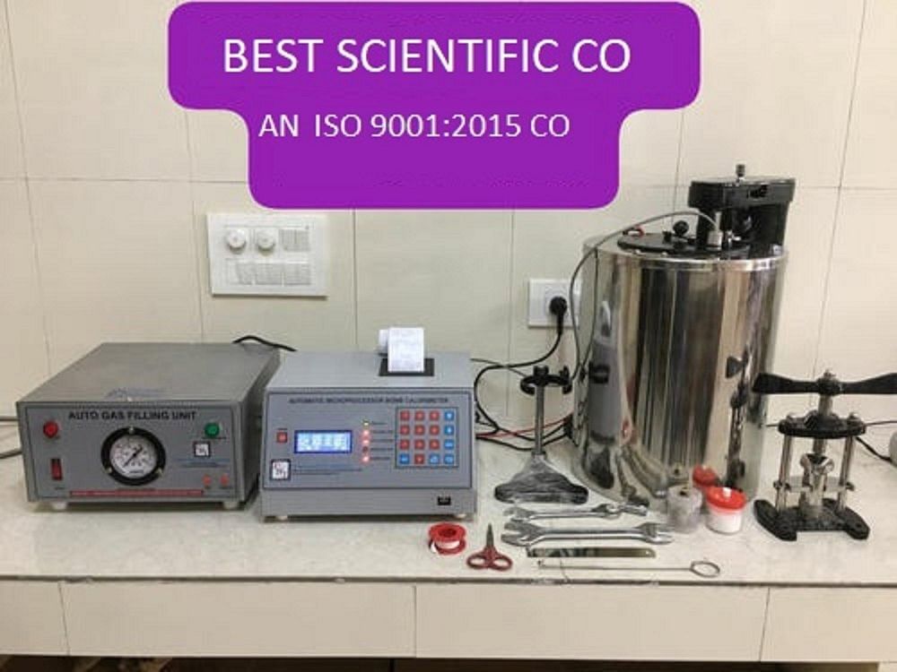 BESTCO Fully Automatic Bomb Calorimeter With Auto Gas Filling Unit, For Industry, Model Name/Number: BSC460