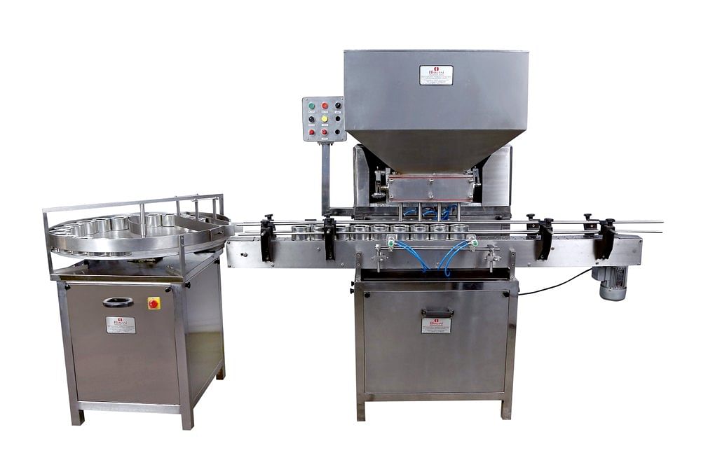 BHAVANI Cream Filling Machine, 5kW, Capacity: 60 To 80 Jar Per Minutes