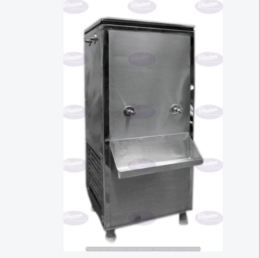 Bhawani Engineering Water Cooler 100 liter, Dimensions: 20 X 24 X 54 ( Double Tab ), Number Of Taps: 2 Taps