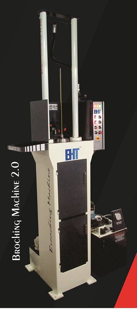 BHT BM/V2-5T/800 Vertical Broaching Machine (Pull Type) - Double Cylinder, Automation Grade: Semi-automatic