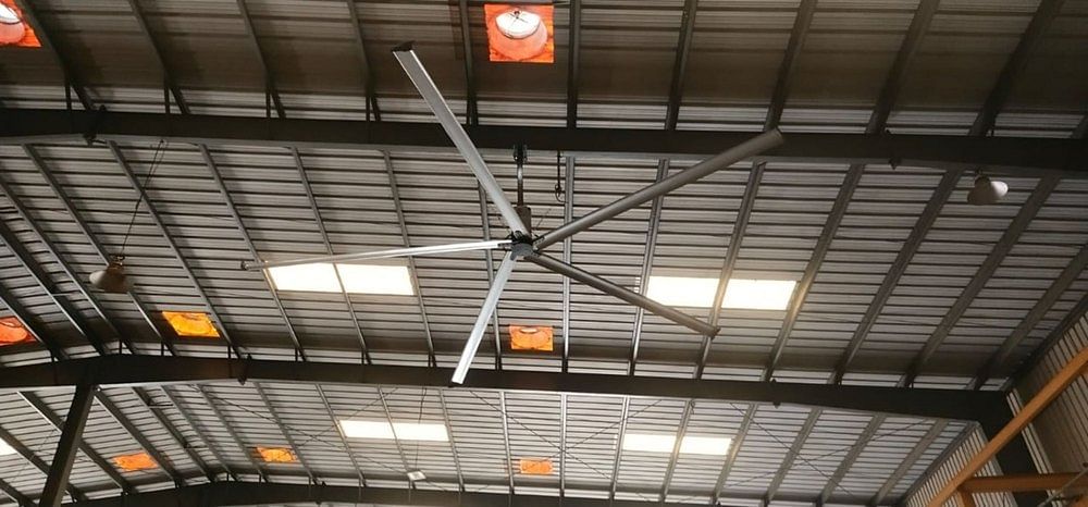 Big industrial hvls fans