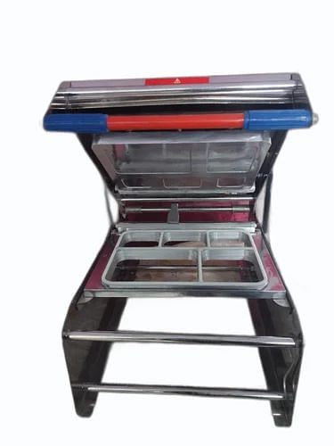 Biodegradable Paper MealTray Sealing Machine, Capacity: 350 Trays/hr