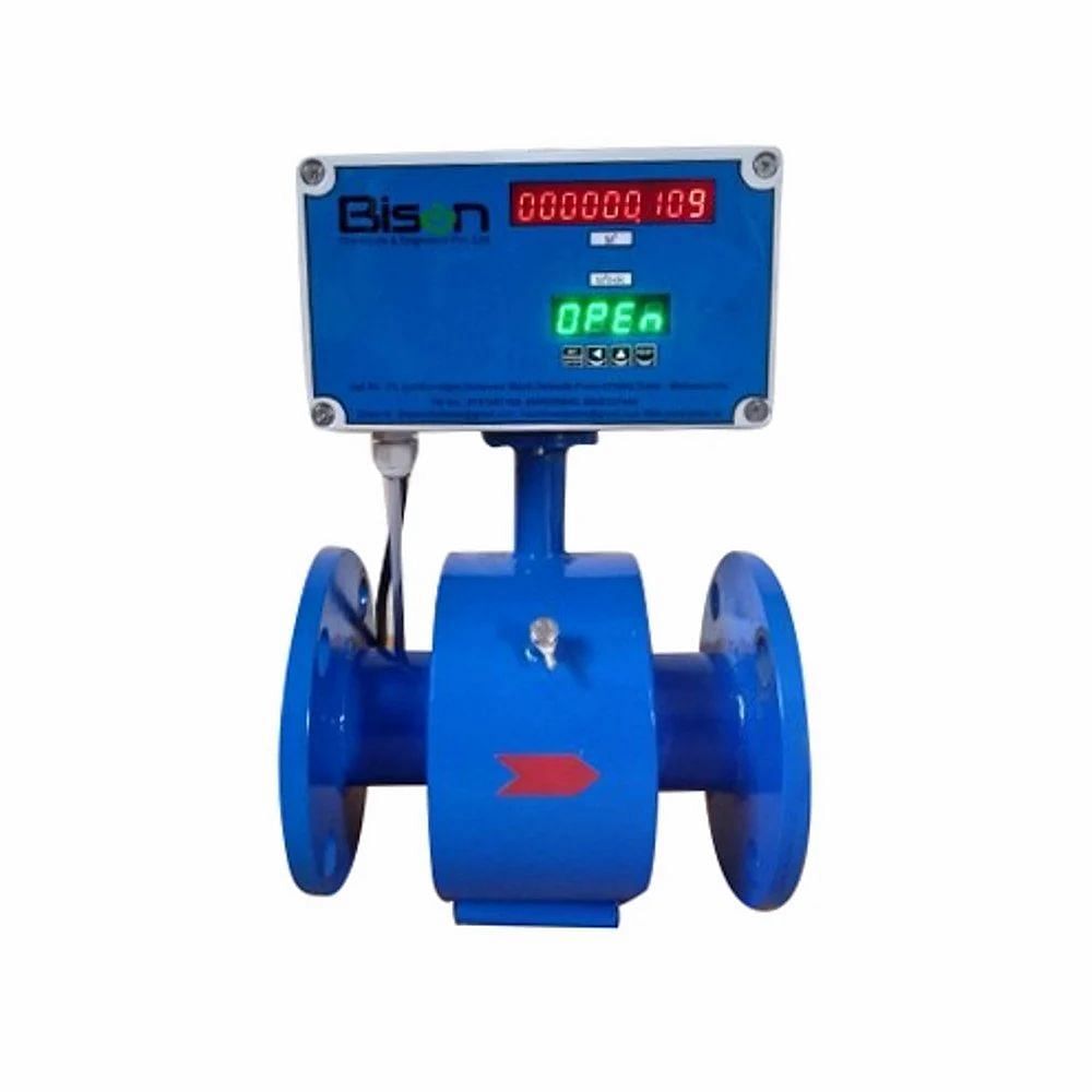 Bisan Digital Stainless Steel Water Flow Meter, For Industrial, Astm