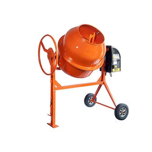 BKE Semi-Automatic Mini Concrete Mixer, 200ltr Steering