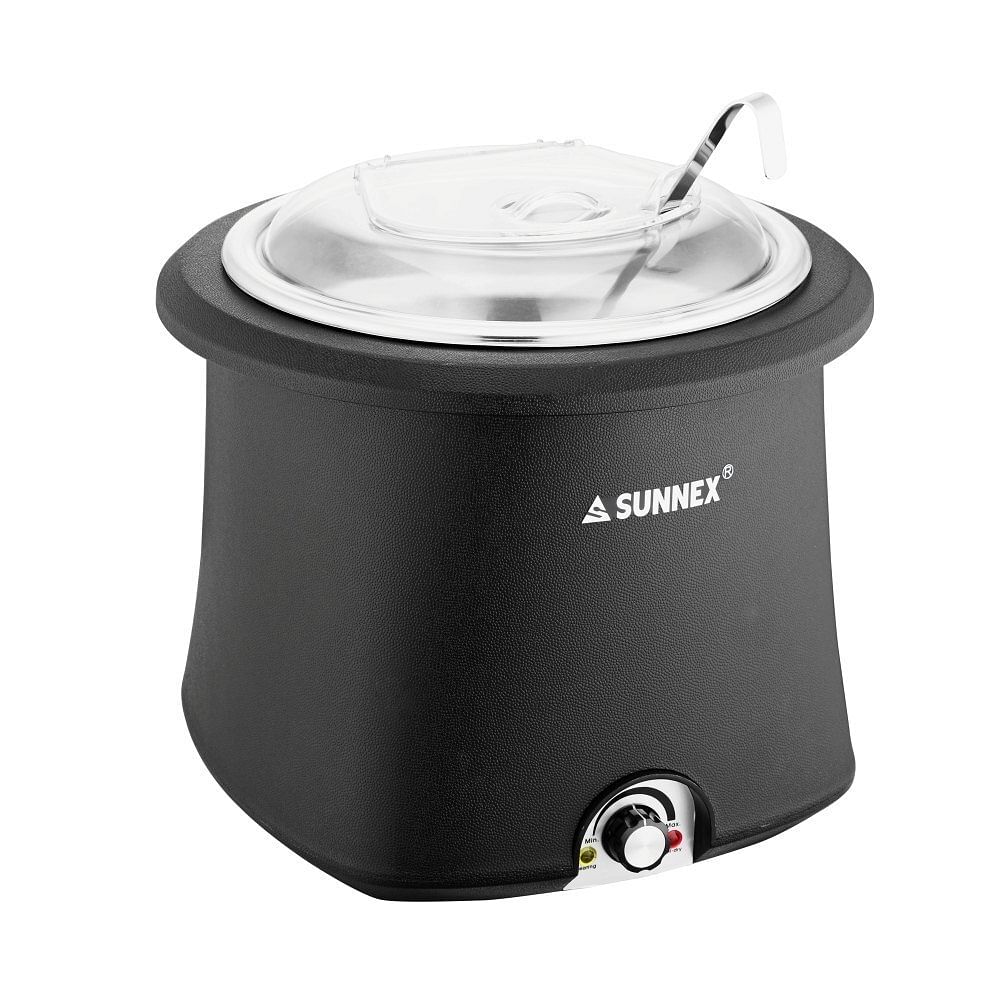 Black 420W Sunnex Soup Kettle, 5Kg