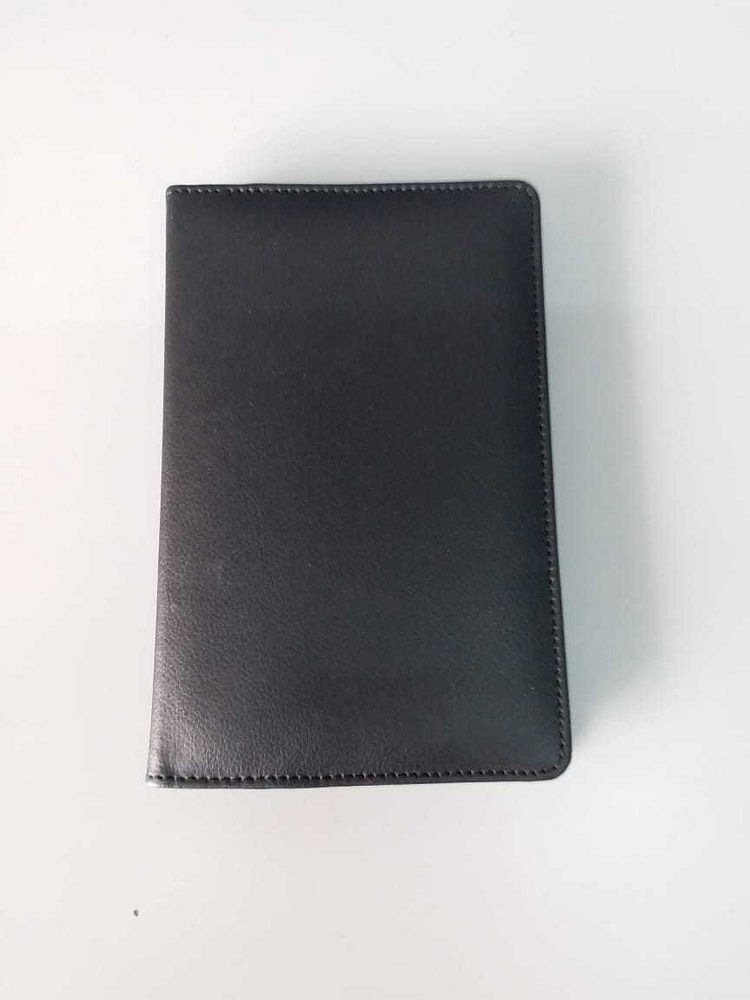 Black And Brown Leather Passport Holder, Pure Leather(Y/N): Yes