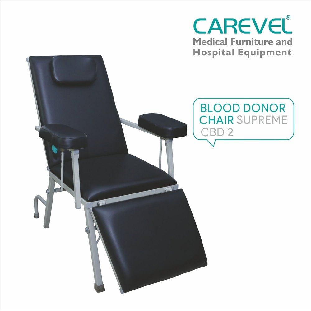 Black Carevel Supreme CBD 2 Blood Donor Chair