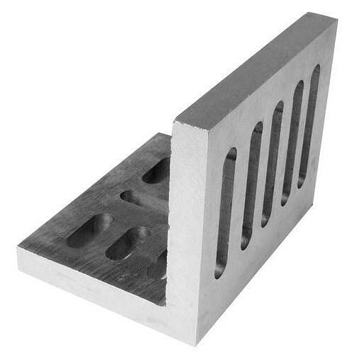 Black Cast Iron Slotted Angle Plate, For Industrial