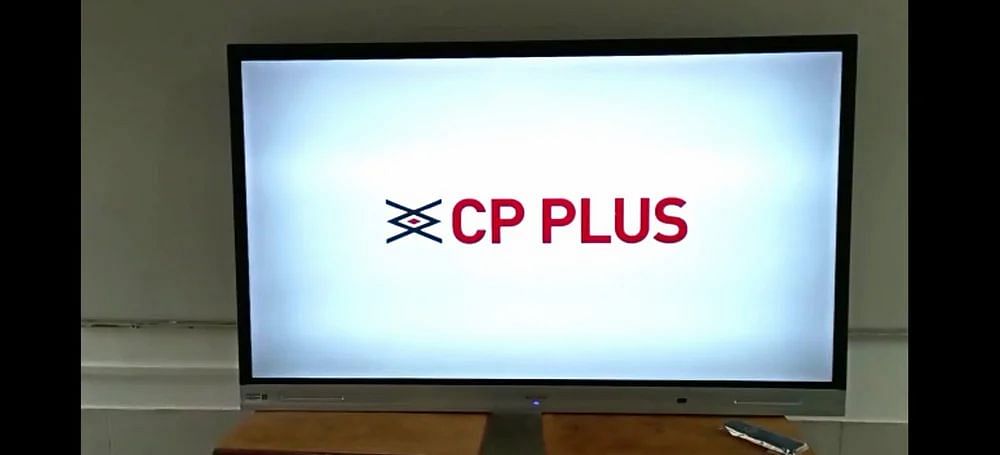 Black cp plus 75 inch interactive flat panel, Power Consumption: 150 - 220 W