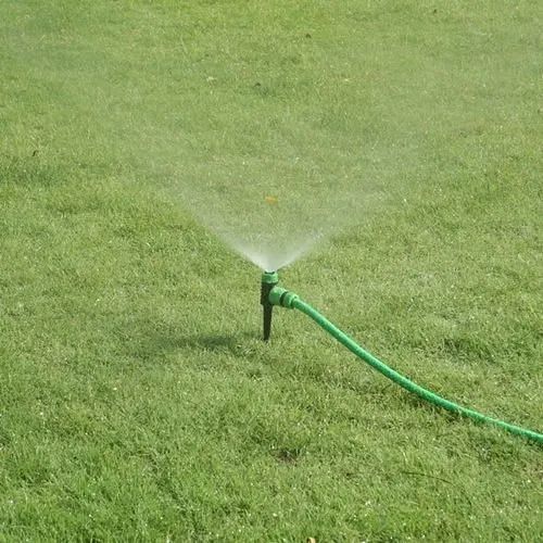 Black, Green Plastic Garden Sprinkler