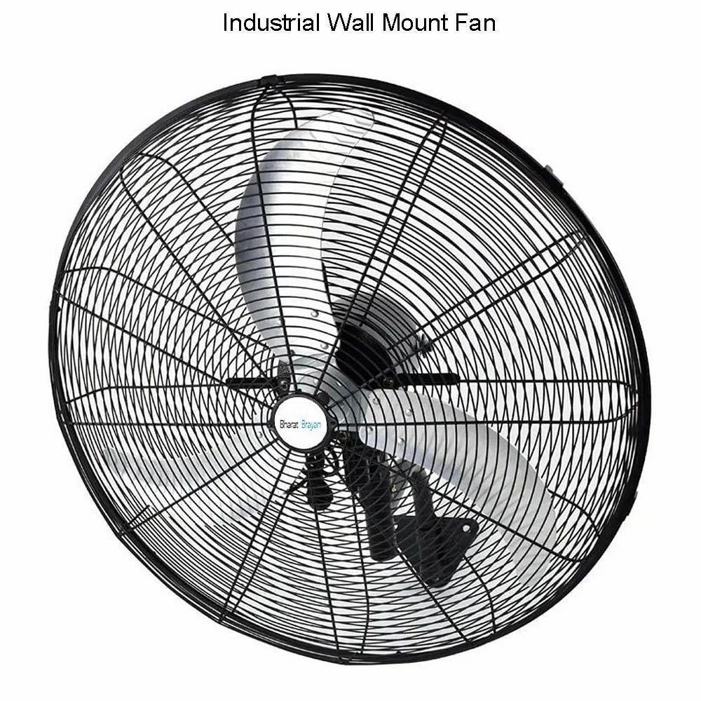 Black Industrial Wall Mount Fan BLDC