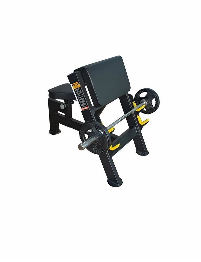 Black MS Preacher Curl Gym