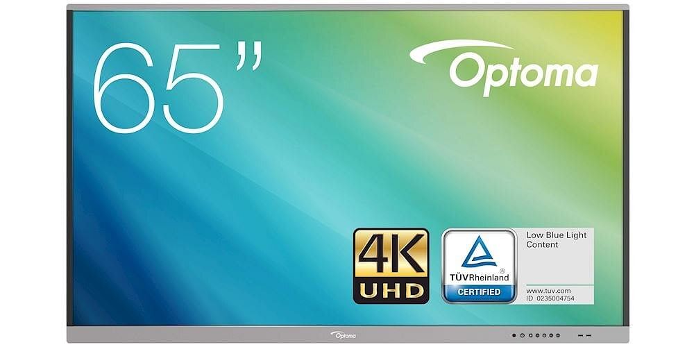 Black Optoma Interactive Flat Panel Display, Power Consumption: 220 - 300 W, Size/Dimension: 1489 X 86 X 897 mm (wxdxh)