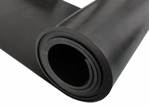 Black Plain Electrical Rubber Mats