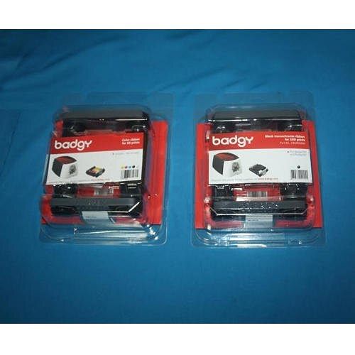 Black Plastic Badgy Color Ribbon Evolis, Model Number: Df 350