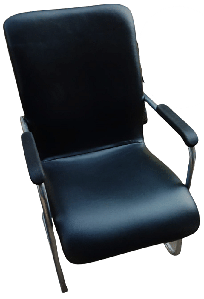 Black School Teacher Chair, With Armrest