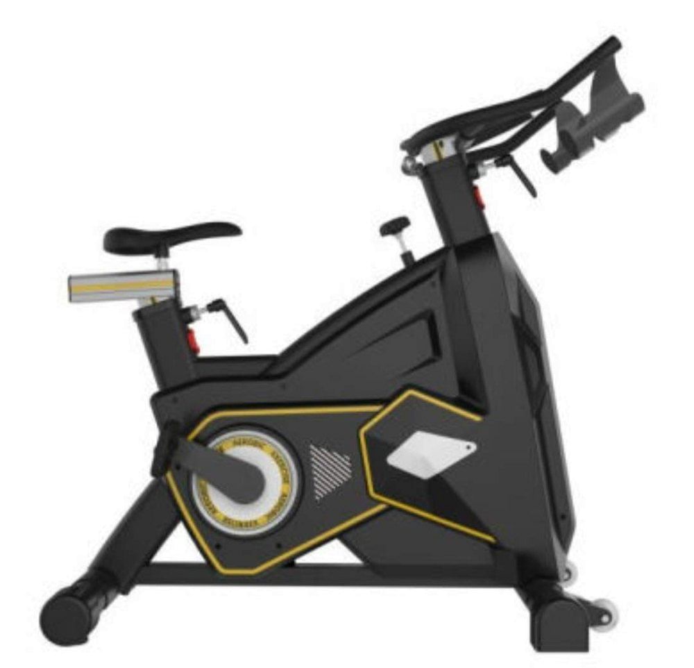 Black Upright Gym Spin Bike