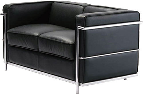 Black VE - 148 Waiting Sofa, For Sitting, Shape: rectangle