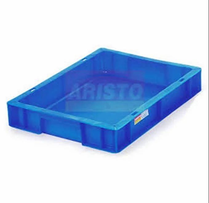 Blue 6 LtrsAristo Bread Hdpe plastic storage Crates