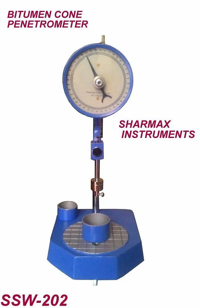 Blue ALUMINIUM STANDARD CONE PENETROMETER FOR BITUMEN, Automation Grade: Semi-Automatic