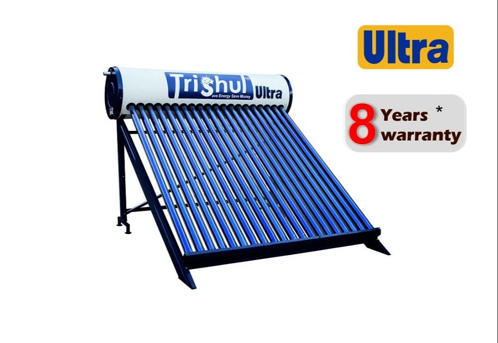 Blue And Grey Trishul Solar Water Heater, Model Number: Eco/Ultra, Warranty: 3-5-8 Years