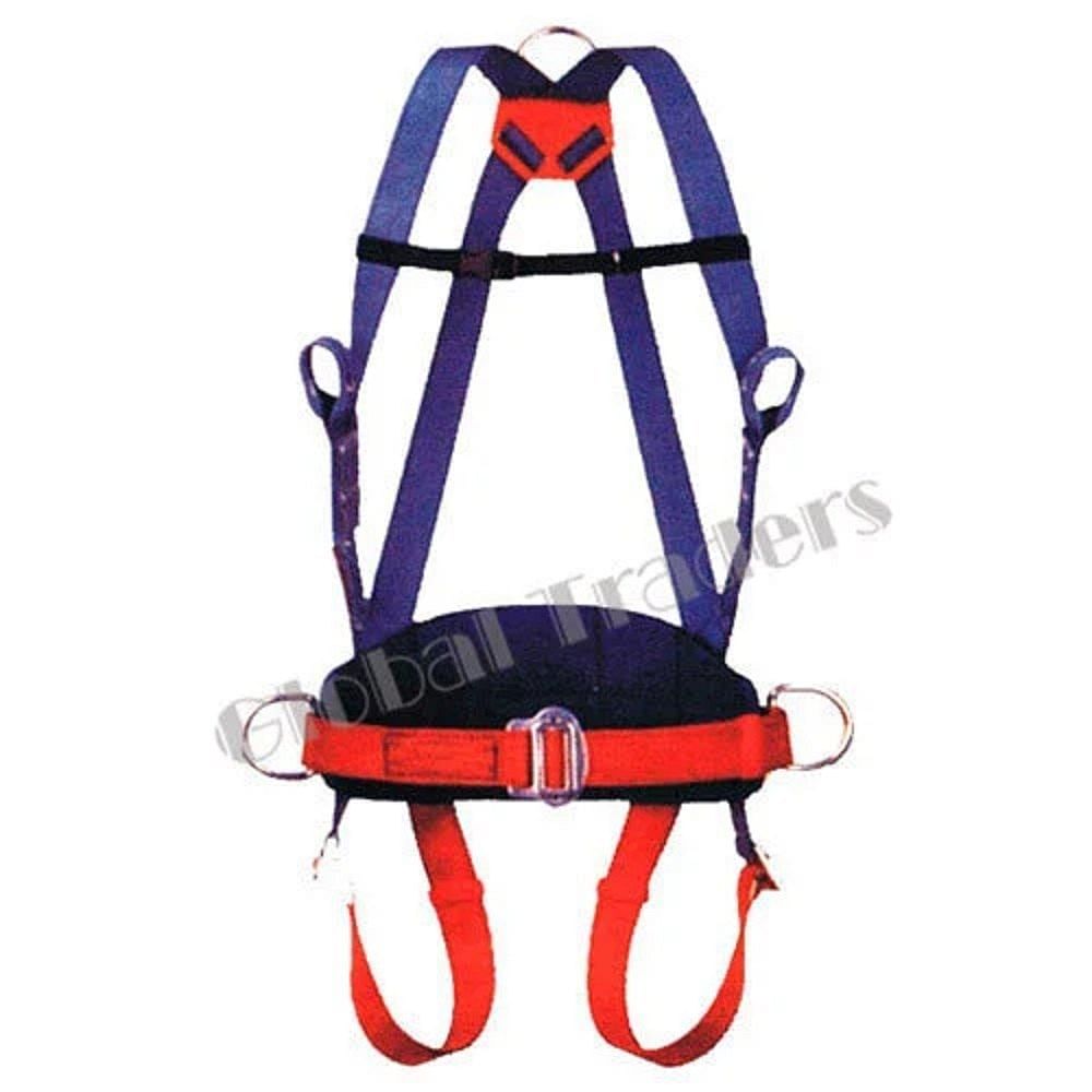 Blue And Red Full Body Safety Belt Harness Udyogi