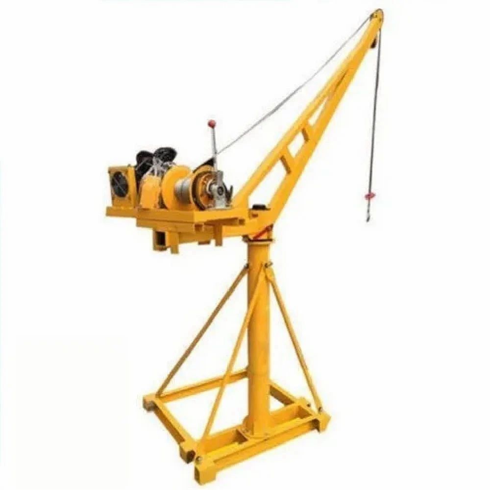 Blue Electric Construction Mini Crane, Max Height: 80-100 feet, Capacity: 0-5 ton