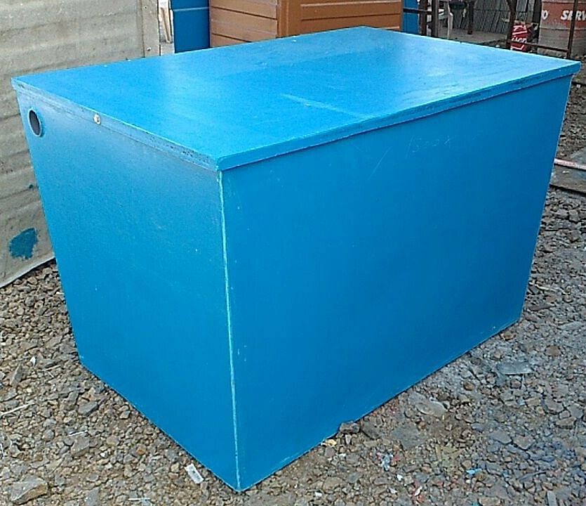 Blue FRP Bio Digester Tank