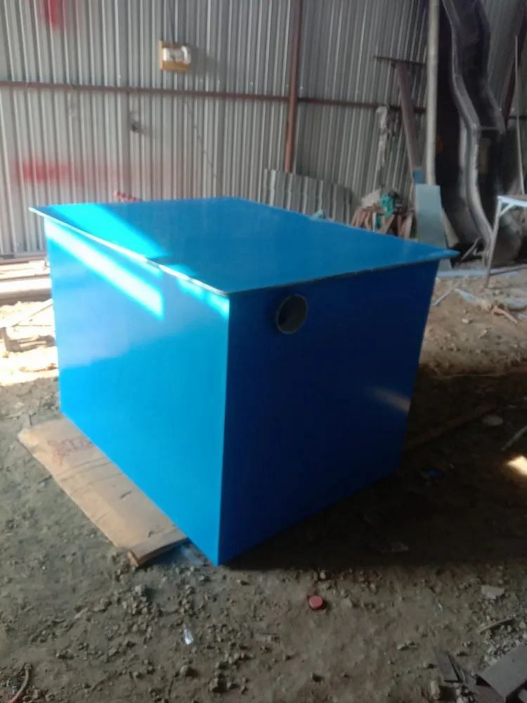 Blue Frp Biodigester Tank 1000 liter