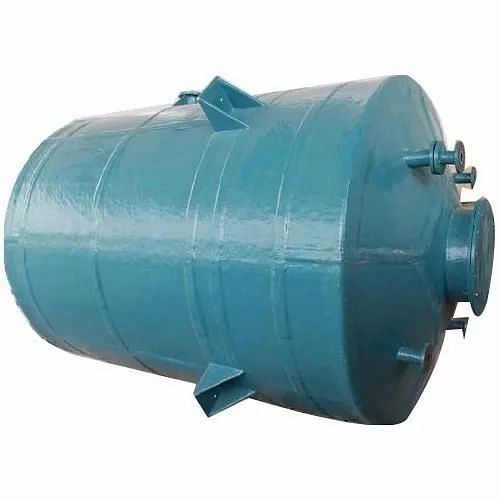 Blue FRP Water Storage Tank